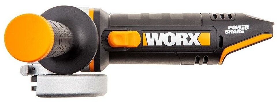 Аккумуляторная УШМ Worx WX800.9 0 коробка, 115 мм, без аккумулятора - фотография № 15