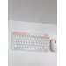 Комплект Клавиатура Мышь Logitech Wireless Combo MK240 Nano, (FM, USB+Мышь 3кн, Roll, FM, USB) белая
