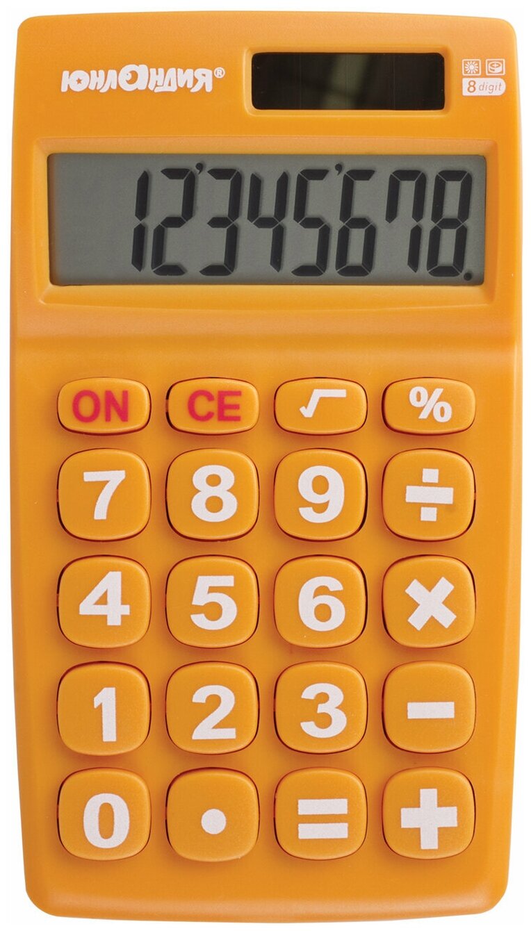 Калькулятор карманный Юнландия 250456/250457