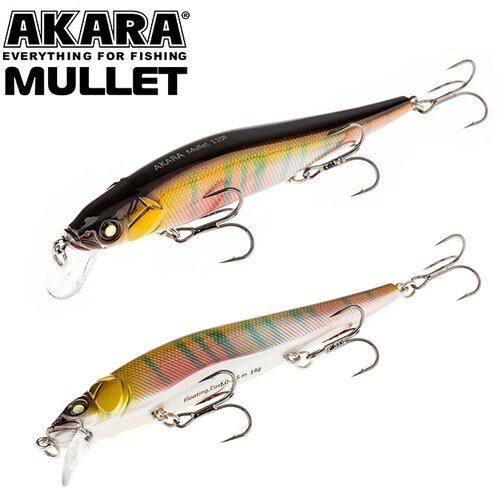 фото Воблер akara mullet 110f 14 гр. (1/2 oz 4,3 in) a210