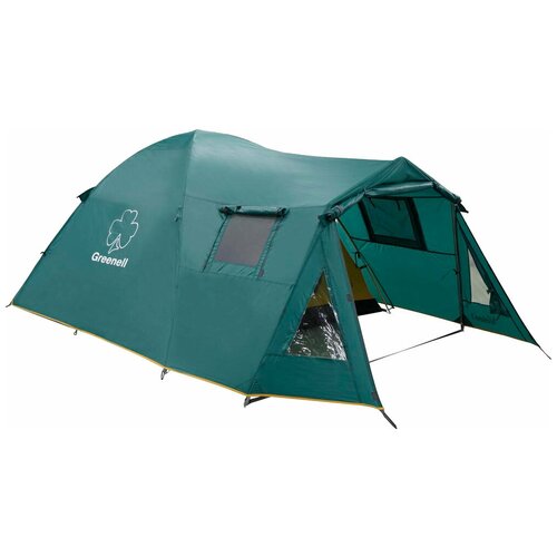 Палатка кемпинговая трехместная Greenell Велес 3 v.2, зеленый