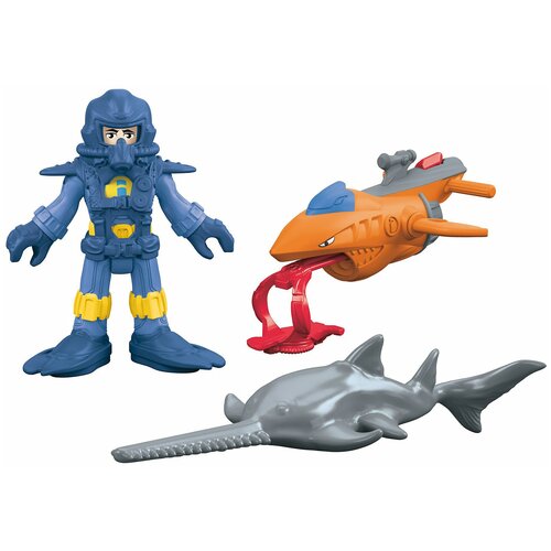 Фигурки Imaginext Deep Sea Diver DFY07, 3 шт.