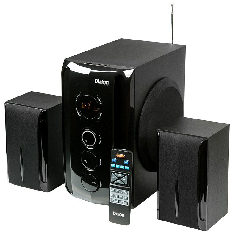  Dialog Progressive AP-209 BLACK 2.1, 30W+2*15W RMS, BT, USB+SD