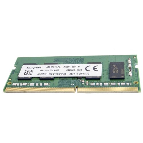 Оперативная память Kingston 4 ГБ DDR4 2666 МГц SODIMM CL19 259100₽