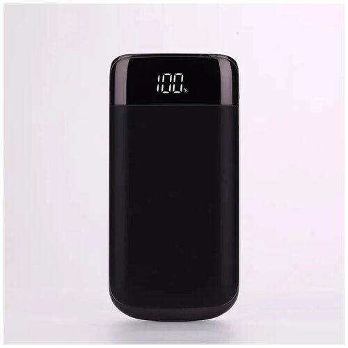 Внешний аккумулятор Power bank ULTRA SLIM на 10000 мАч с быстрой зарядкой и фонариком Черный 199900₽