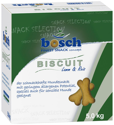 Лакомство для собак Bosch Biscuit Ягнёнок и рис, 5 кг