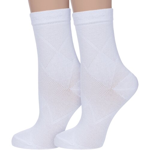 фото Носки para socks, 2 пары, размер 23, белый