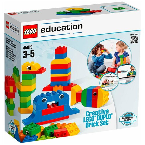 Конструктор LEGO Education PreSchool DUPLO 45019 Кирпичики для творческих занятий, 160 дет. конструктор lego duplo creative play 10915 грузовик алфавит 36 дет