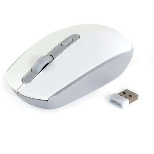 Мышь беспроводная SmartBuy 280AG-WG ONE оптическая цвет белый 57400₽