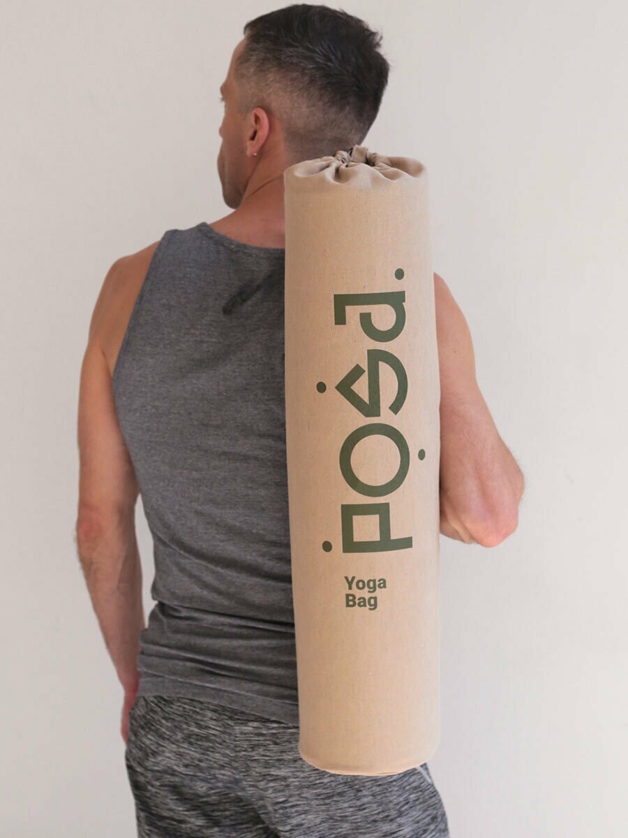 Сумка-мешок для коврика POSA Yoga FirstSack Beige