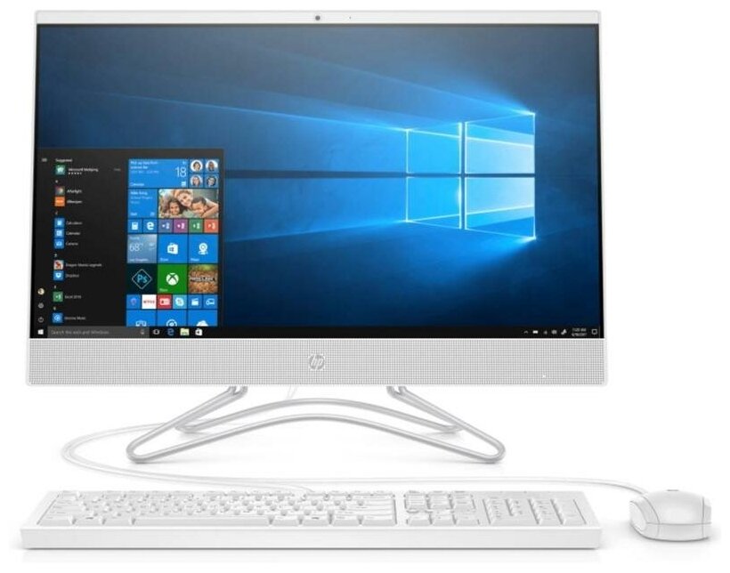 HP 205 G4 [47l29ea] White 21.5" fhd Ath Si 3050U/8Gb/256Gb SSD/DVDRW/W10Pro