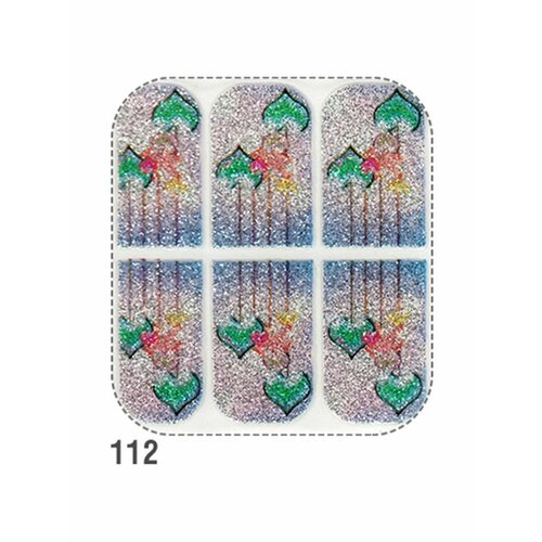 Пленки для ногтей для экспресс-маникюра на клеевой основе Effect Nails, (112), IRISK professional, Д324-01, 4680379143971