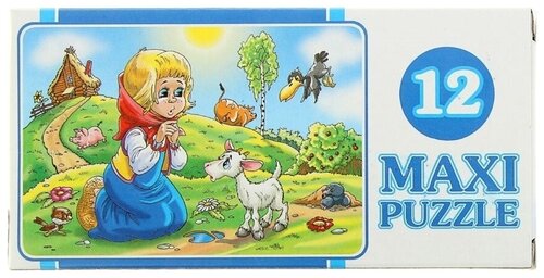 Пазл Десятое королевство Maxi Puzzle (00213/00228), 12 дет., 2.5х10х20 см, в ассортименте