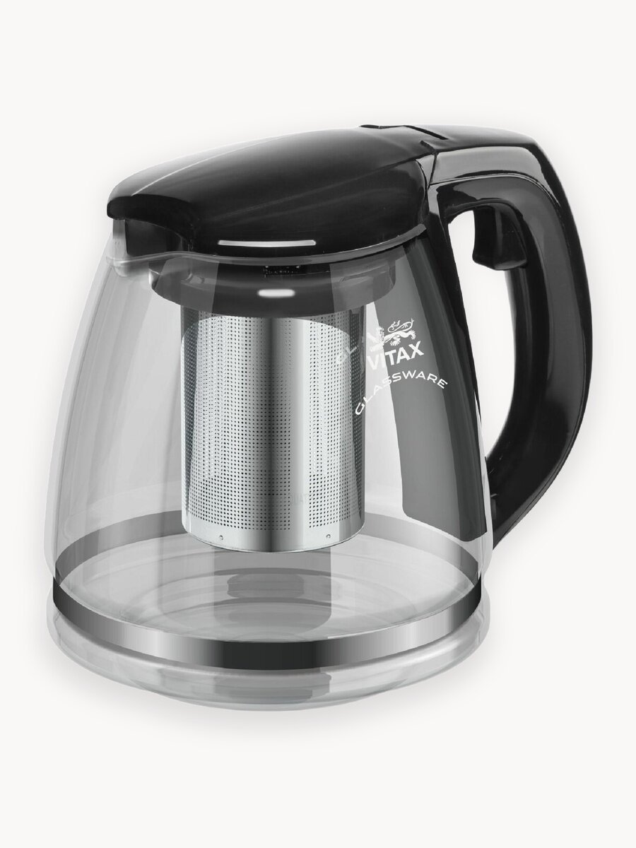 Заварочный чайник VITAX Arundel 1100 мл из стекла с ситечком в подарочной упаковке VX-3301