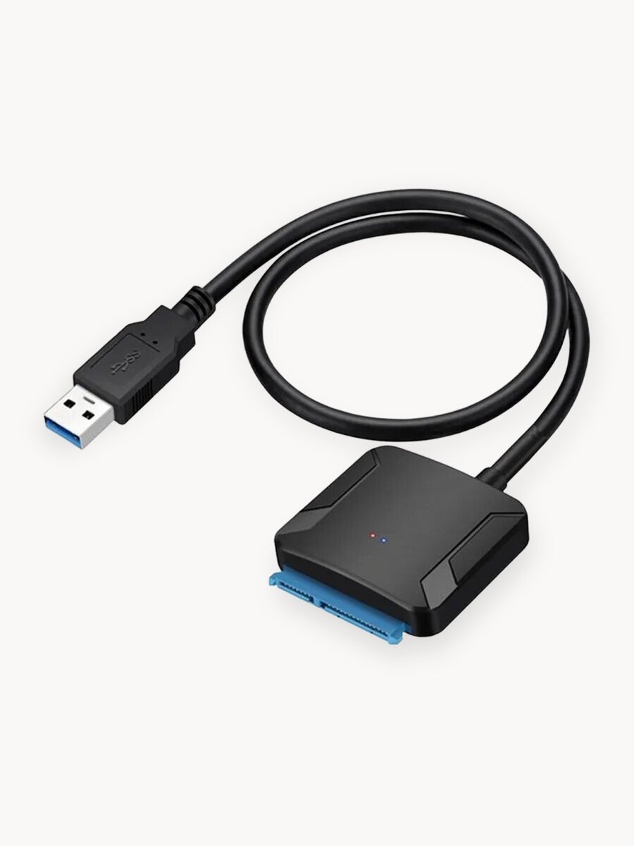 Адаптер, переходник, кабель SATA USB 3.0 для дисков HDD SSD 2.5'/3.5'