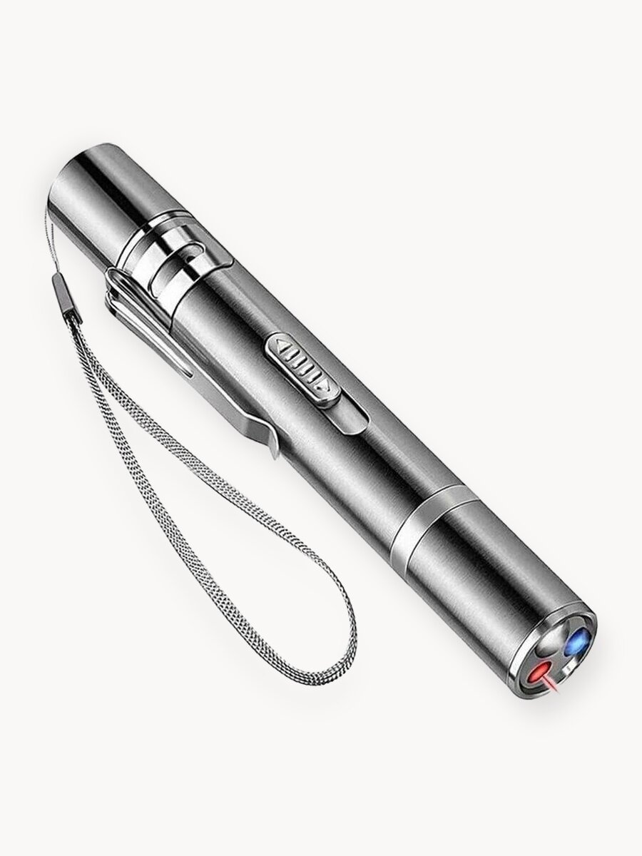 7 в 1 USB Ручной Перезаряжаемый LED светодиодный фонарик, лазерная указка, Игрушка для кошек, котов и собак с УФ детектором USB Зарядка