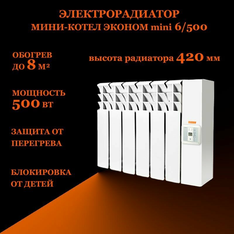 фото Электрорадиатор мини-котел "Эконом мини" 6/500Вт