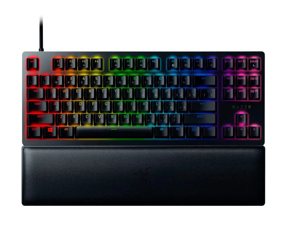 Игровая клавиатура Razer Huntsman V2 (Английская раскладка, свитчи Purple)