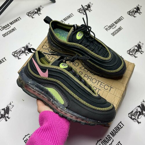 Nike air max 97 black lime green sales