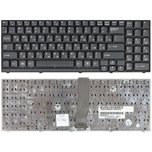 Клавиатура для LG LW65 черная клавиатура для ноутбука lg lw65 черная