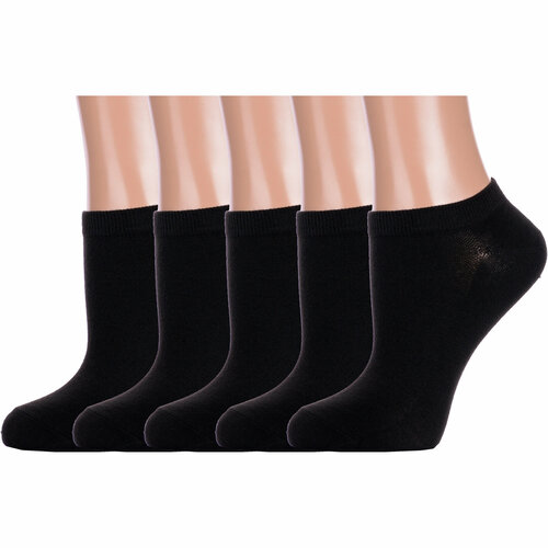Носки HOBBY LINE, 5 пар, размер 36-40, черный носки hobby line 5 пар размер 36 40 зеленый