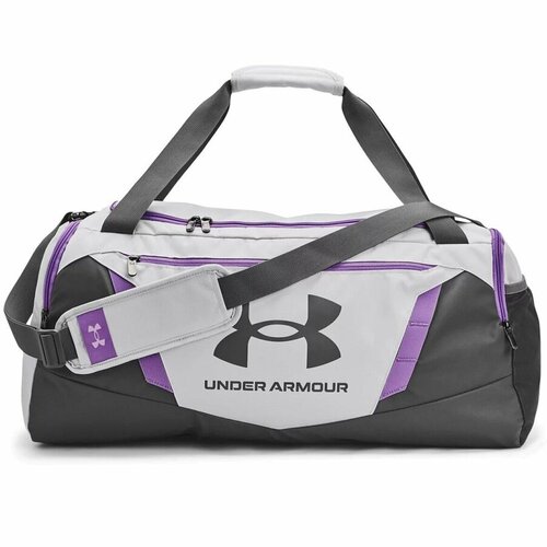 Сумка спортивная Сумка Under Armour Undeniable 5.0 р.М сер-фиол. 1369223-014, 58 л, 31х29х62 см, фиолетовый, серый