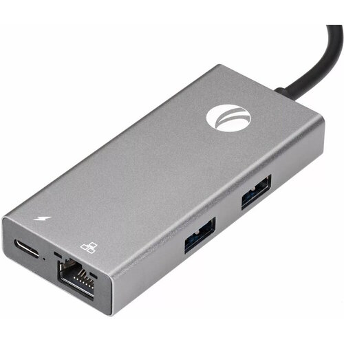 Концентратор USB Type-C VCOM Telecom CU459 2 х USB 30 RJ-45 USB Type-C серебристый 953100₽