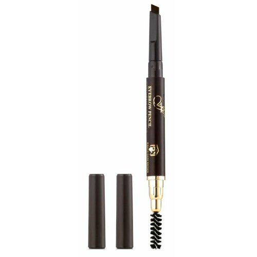 Ffleur Карандаш для бровей ES-412 автоматический Коричневый со щеточкой 380₽