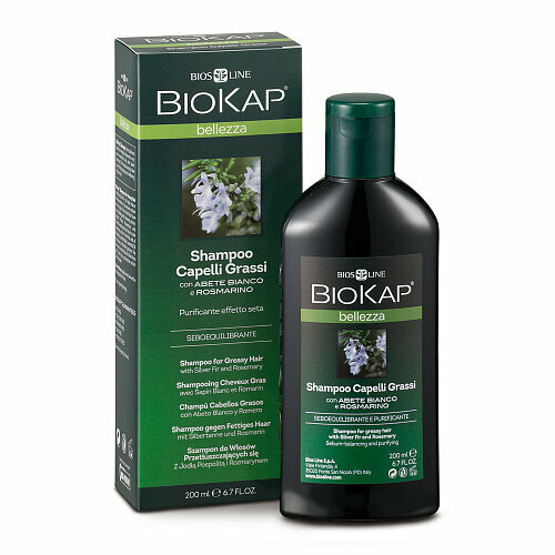 biokap шампунь capelli grassi для жирных волос 200 мл BioKap, Шампунь для жирных волос 200 мл