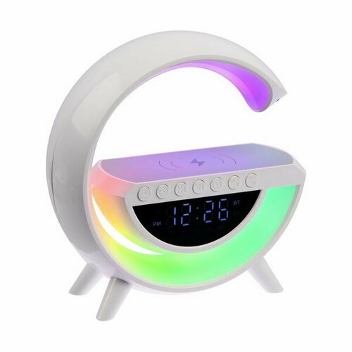 Портативная колонка- ночник BT3401 5 Вт колонка 15 W зарядка 1200 мАч подсветка белая 208000₽