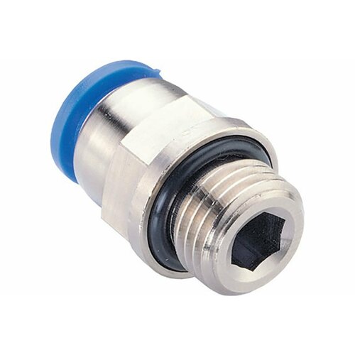 CDC Pneumatics Фитинг 8мм с наруж. метал. резьбой G1/8 PC 08G01