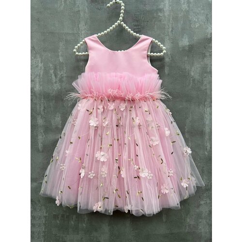 фото Платье milady, размер 34, розовый