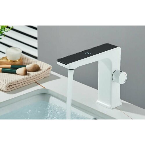 Смеситель цифровой для ванной комнаты, кран для раковины.