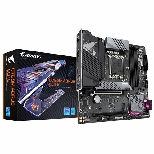 Материнская плата Gigabyte B760M AORUS elite AX DDR5 2550400₽