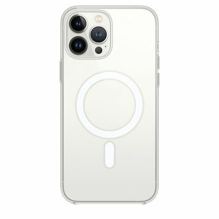 Чехол для iPhone 13 Pro Max MagSafe с защитой камеры, прозрачный чехол на айфон 13 про Макс , силиконовый