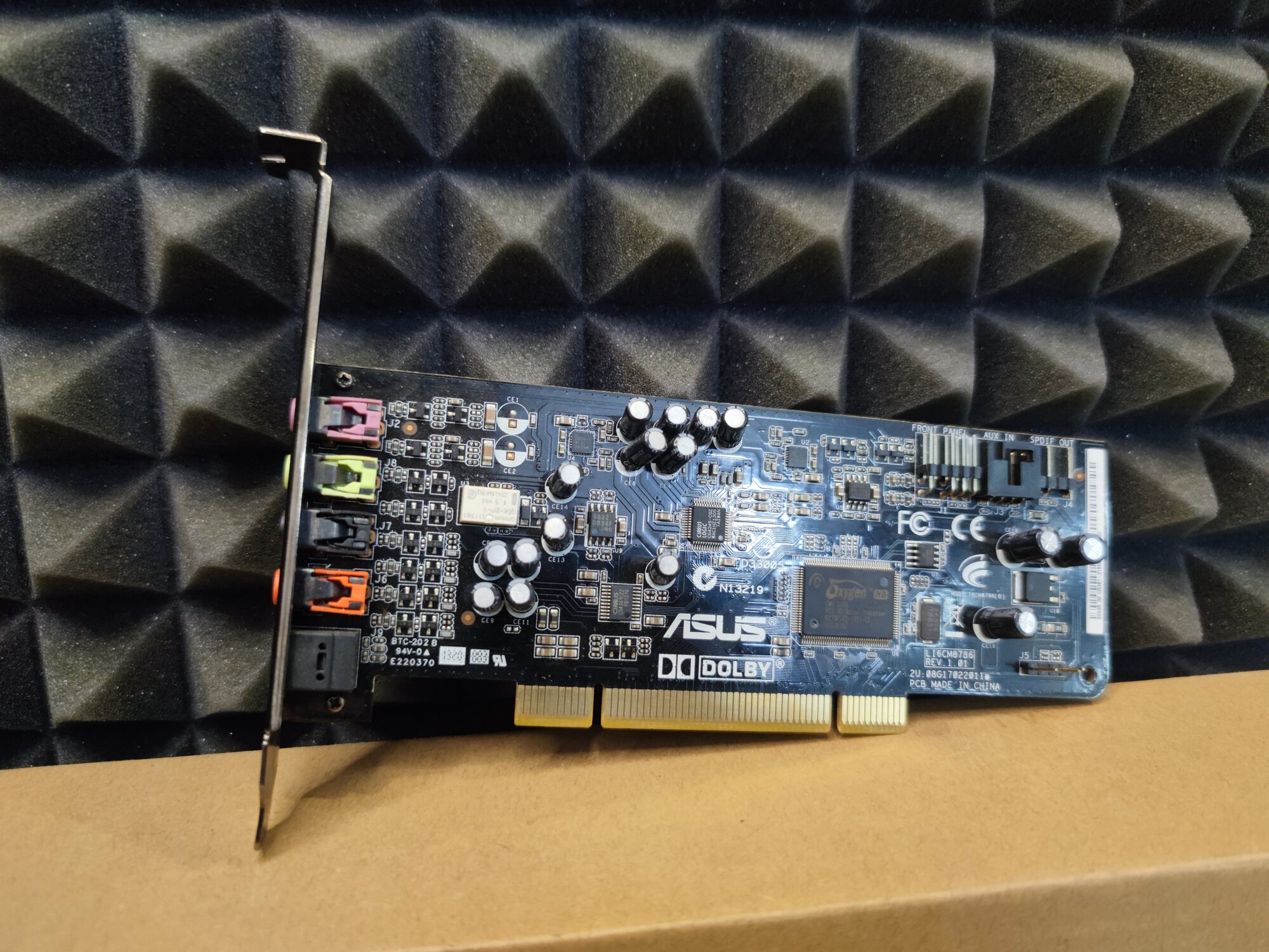 Звуковая карта PCI Asus Xonar DG 5.1 [LI6CM8786]