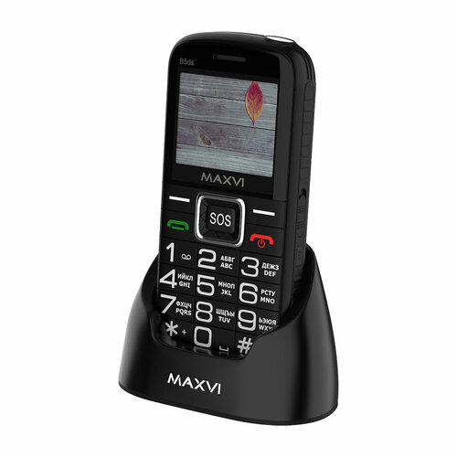 Телефон MAXVI B5ds, 2 SIM, black телефон maxvi p21 2 sim black