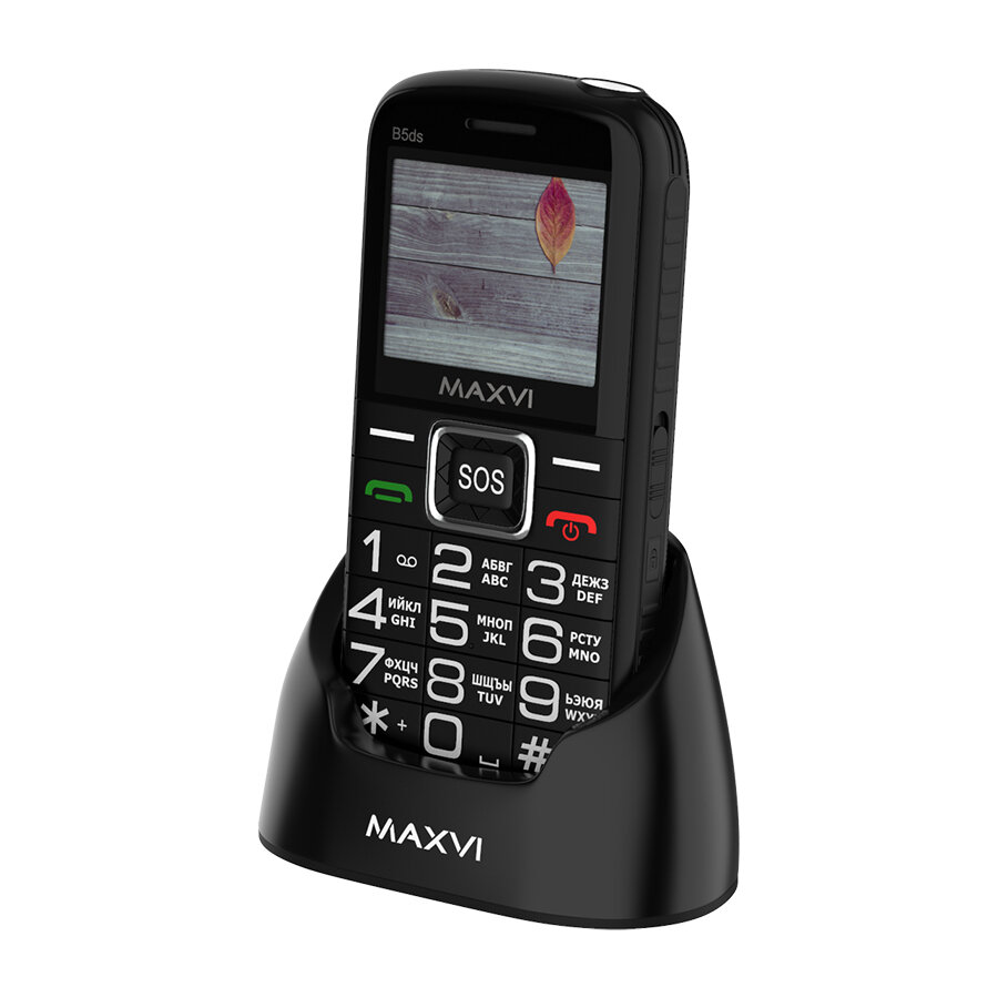 Сотовый телефон Maxvi B5ds Black