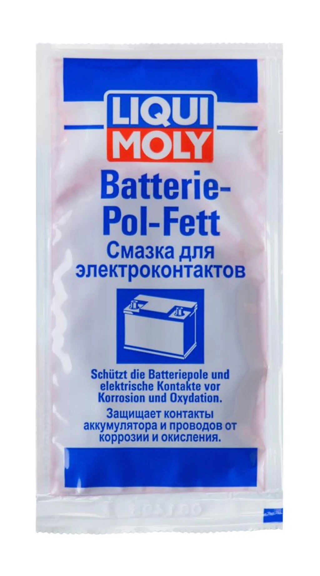 LIQUI MOLY LiquiMoly Смазка д/электроконтактов Batterie-Pol-Fett (0,01кг) 3139