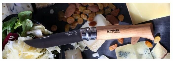 Нож OPINEL №7, нержавеющая сталь, рукоять из бука 000693