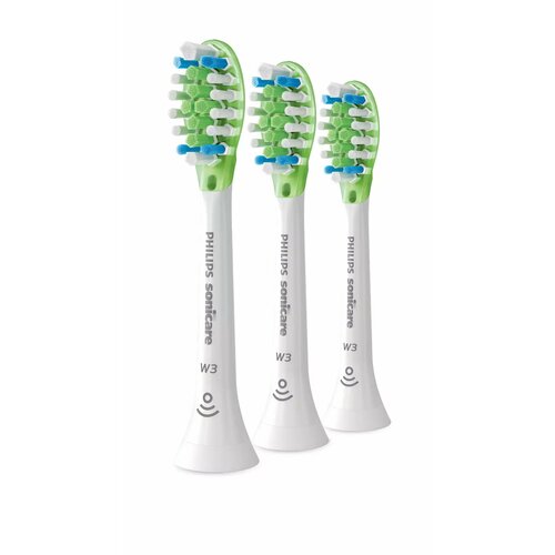 Набор насадок Philips Sonicare W3 Premium HX9063/67 для ирригатора и звуковой щетки, белый, 3 шт. аксессуар для зубной щетки philips hx 9044 33