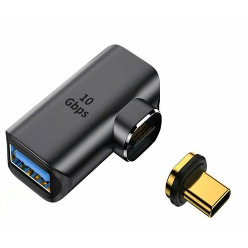 Переходник Type C папа на USB 3.1 мама с магнитным разъемом переходник type c папа на vga мама с магнитным разъемом