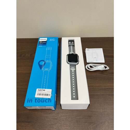 Детские умные часы Philips W6610 серые 12775₽