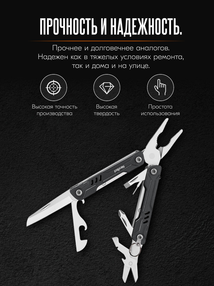 Мультитул NexTool Mini Sailor (Scissors Version) NE20237 — фото 1