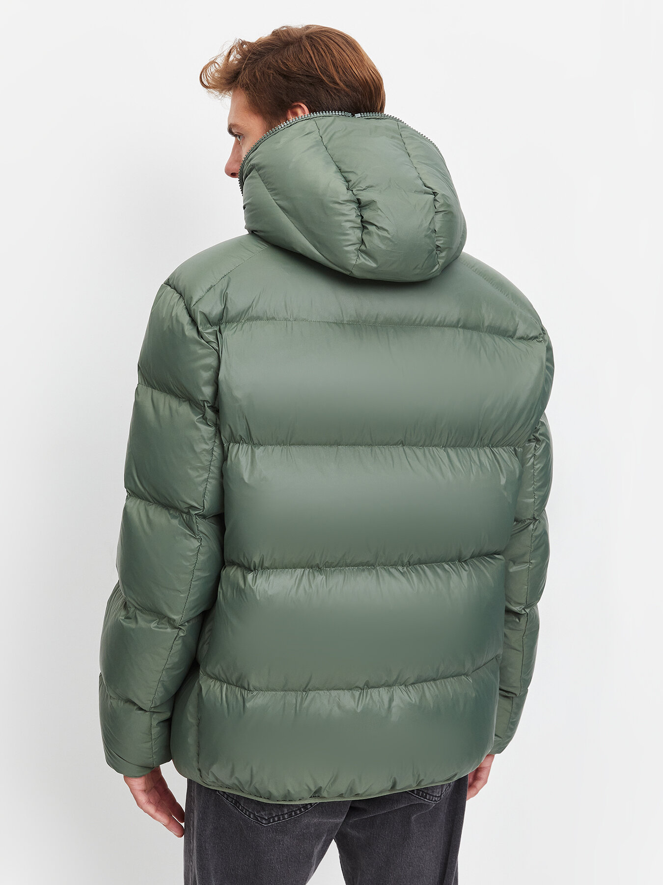 Куртка JUST CLOTHES, размер 58, зеленый — фото 1