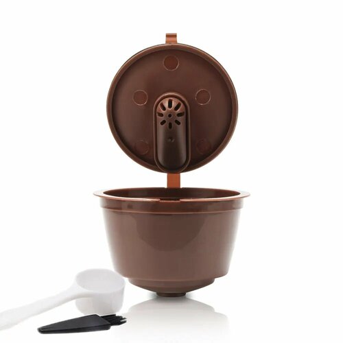 Многоразовая капсула для Nespresso Dolce Gusto из нержавеющей стали Коричневый 66₽