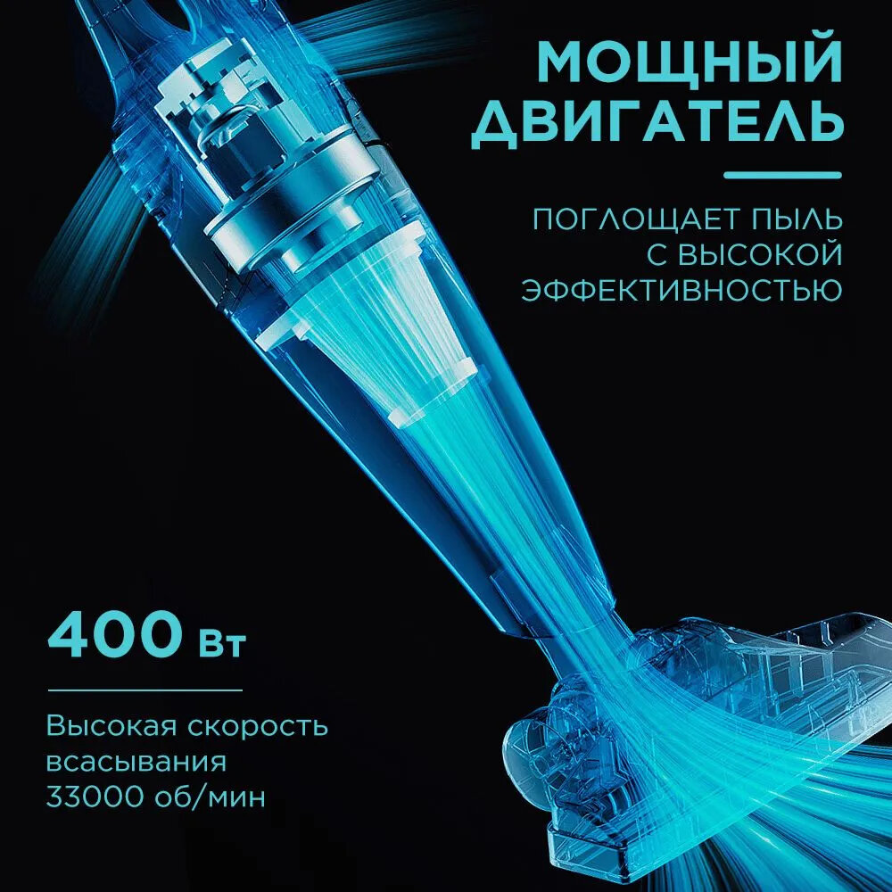 Пылесос вертикальный для дом BOMIDI Vacuum Cleaner 101, Gray пылесос вертикальный проводной — фото 1