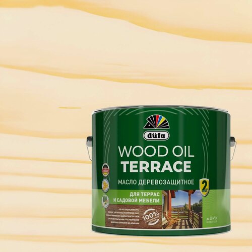 Изображение товара Масло деревозащитное для террас и садовой мебели Dufa Wood Oil Terrace (9л) бесцветный