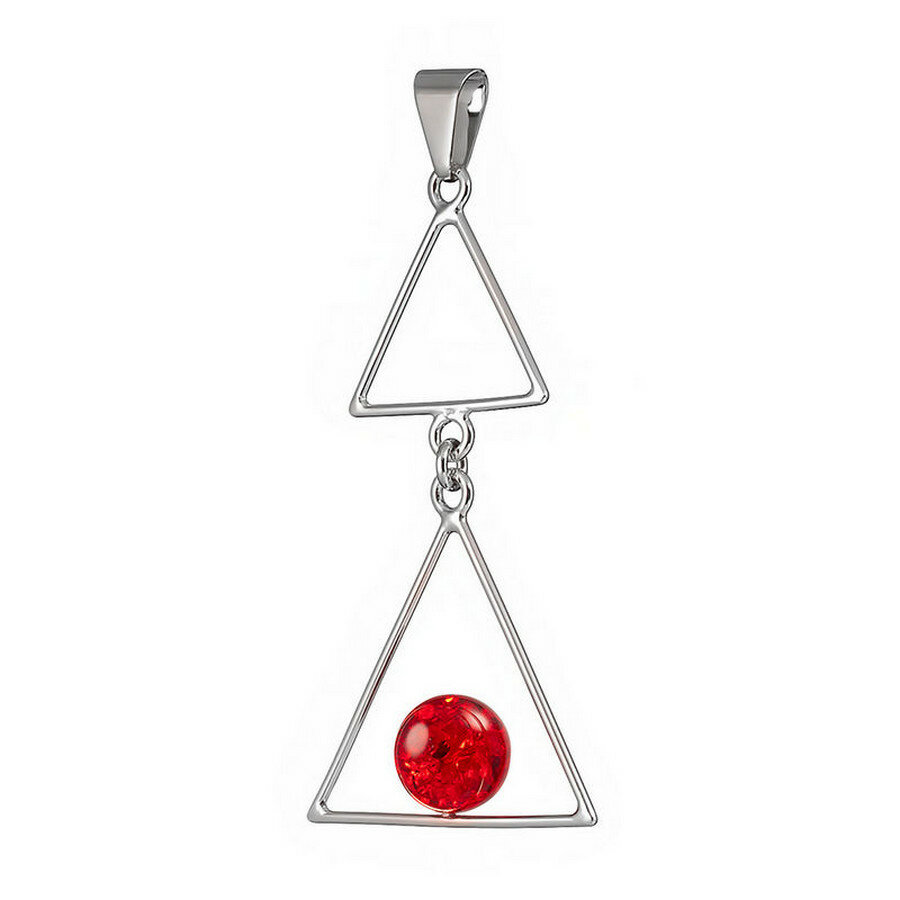 Подвеска Amberprofi, серебро, 925 проба