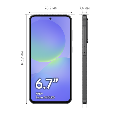 Смартфон Samsung Galaxy A36 8/256Гб Dual nano SIM Awesome Black — фото 1
